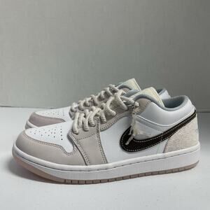 Air Jordan 1 Low Coral Reef IB8859 101 Size 7.5 Women Pink White Low Top Sneaker